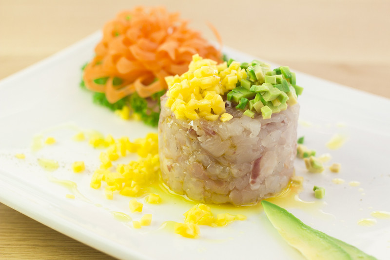 Tartare di spigola gelo