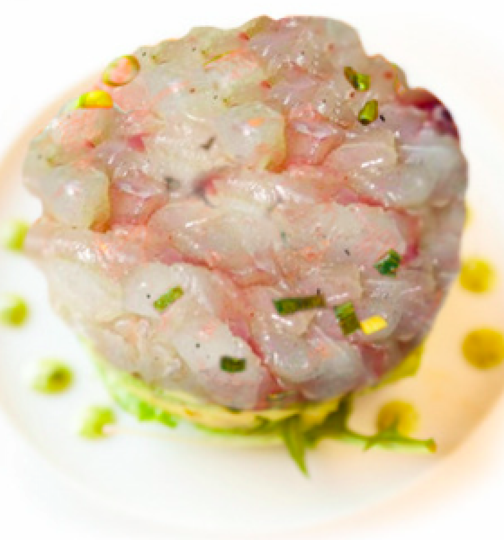 Tartare di tonno pinne gialle a cubetti fresca