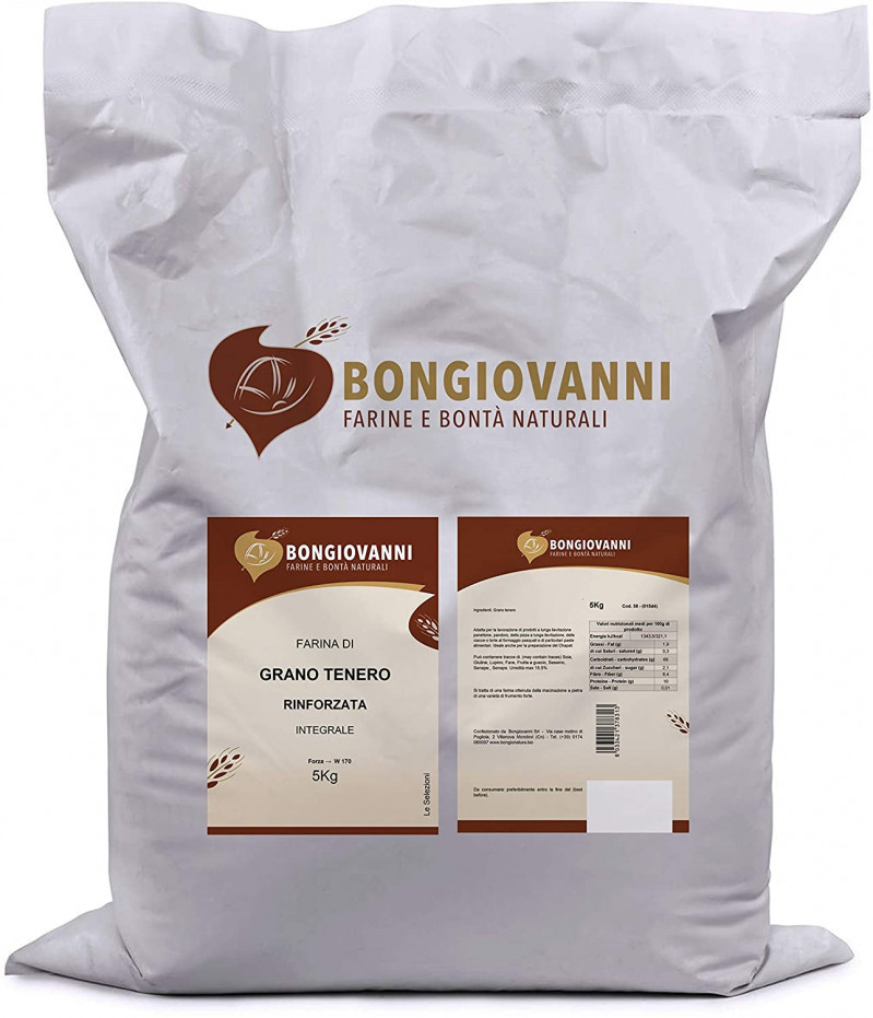 Farina 00 da panificazione rinforzata