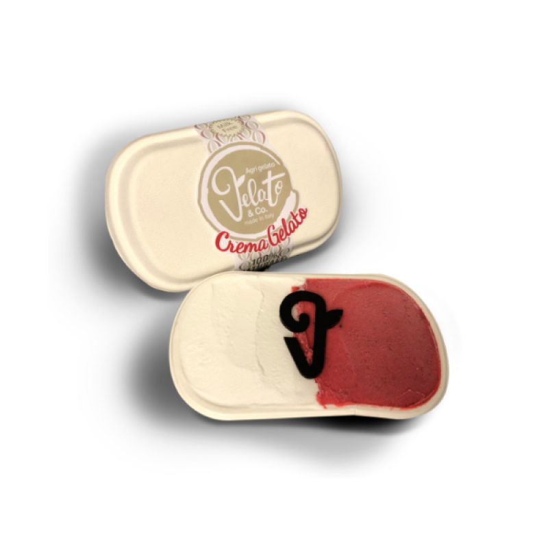 Agri Gelato "Selezione H.Q.F. Agricola" CioccOliva e FragolOso in vaschetta