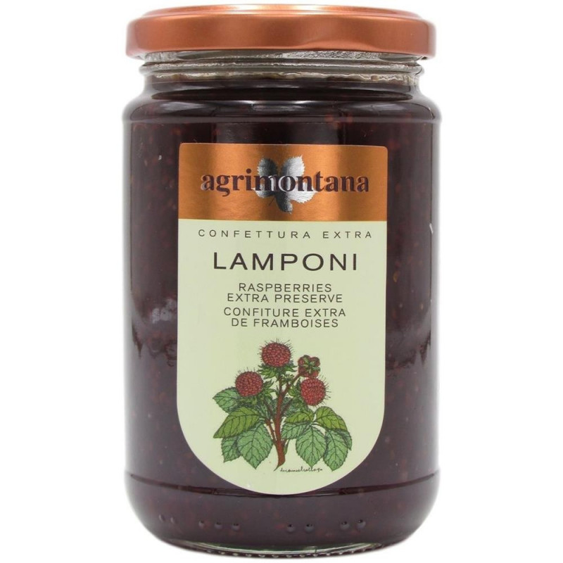 Confettura extra ai lamponi Agrimontana