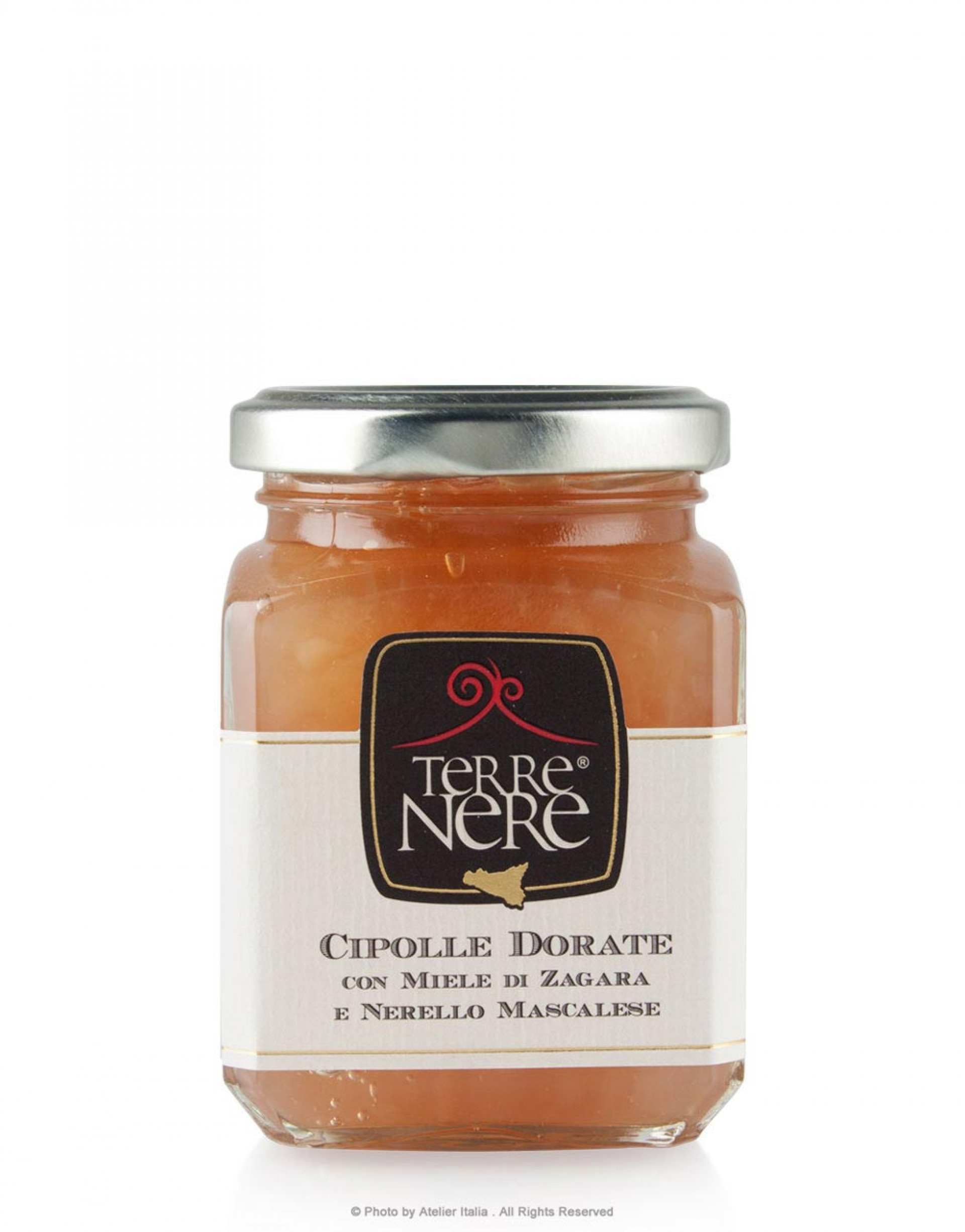 Confettura Extra di cipolle  con miele di Zagara e Nerello Mascalese
