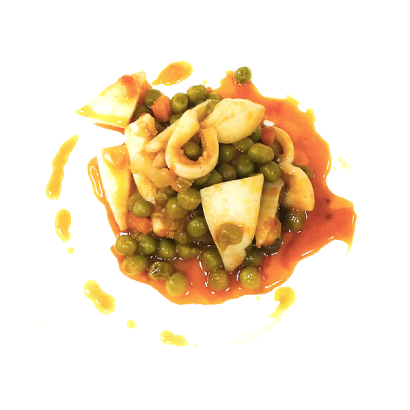 Seppie e piselli in umido (abbattute)