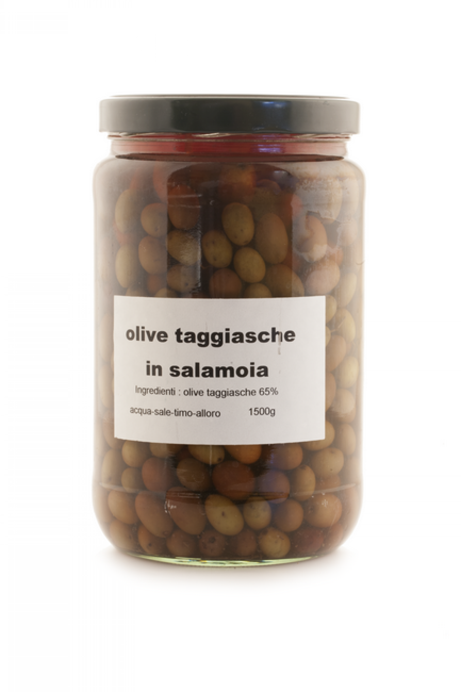 Olive taggiasche denocciolate in olio