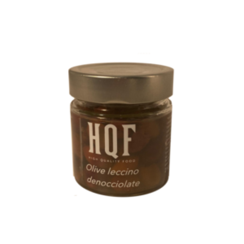 Olive leccino denocciolate in olio "sel. HQF"