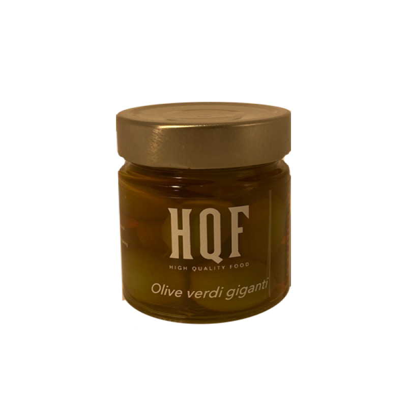Olive verdi giganti in acqua e sale "sel. HQF"