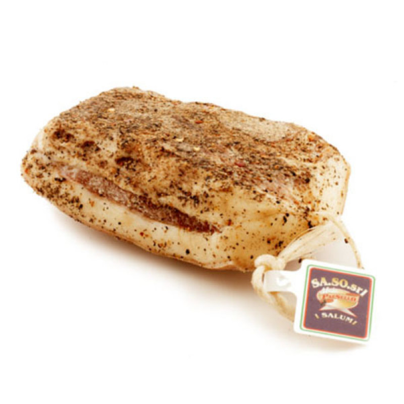 Guanciale artigianale squadrato di Sorano