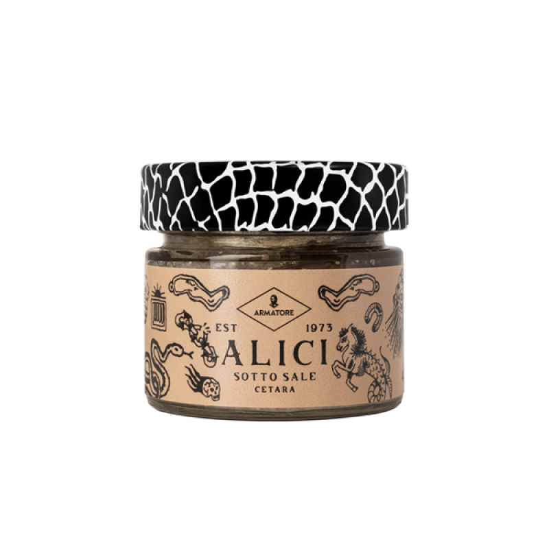 Alici di Cetara sotto sale "Sel. HQF"