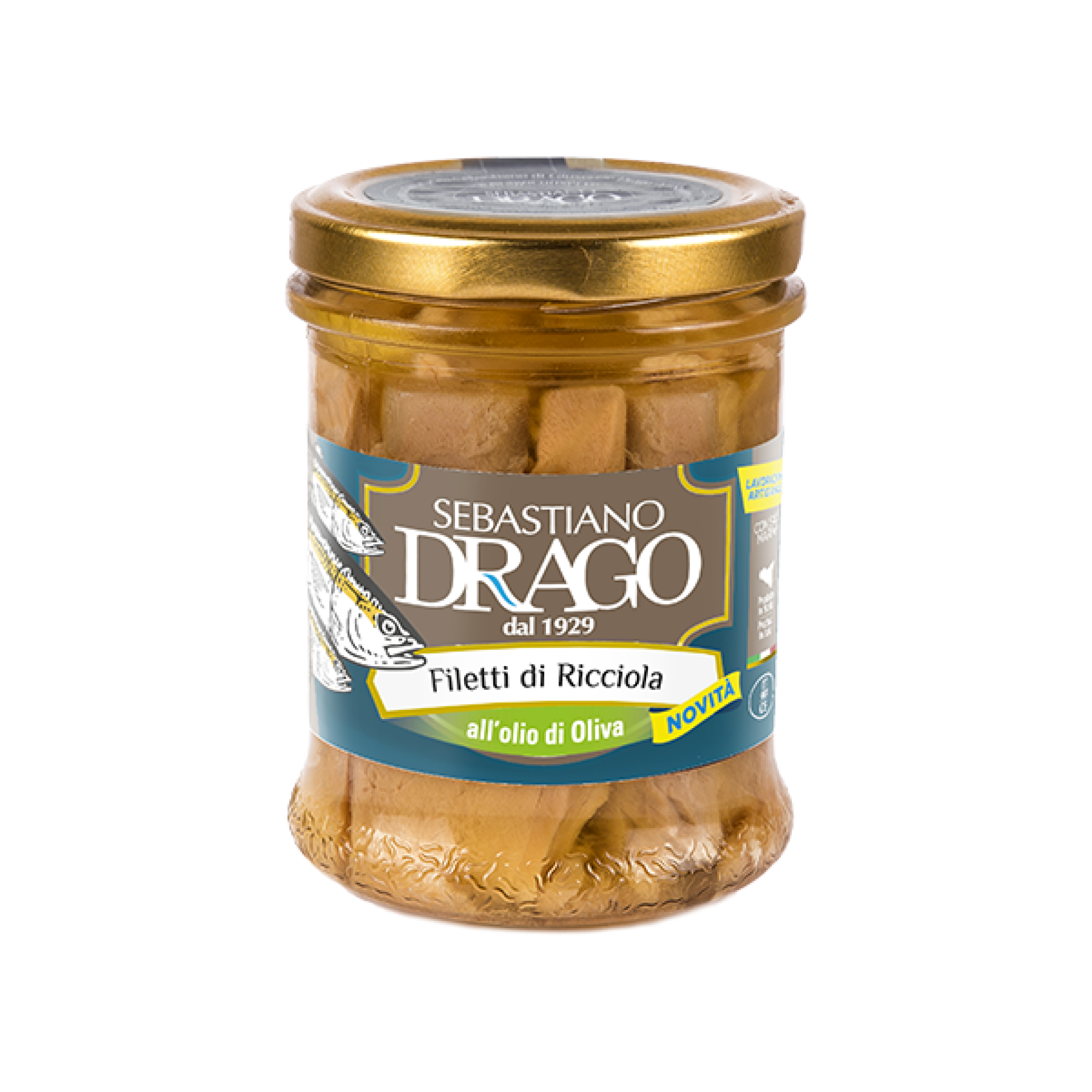 Filetto di ricciola "Drago" all'olio di oliva