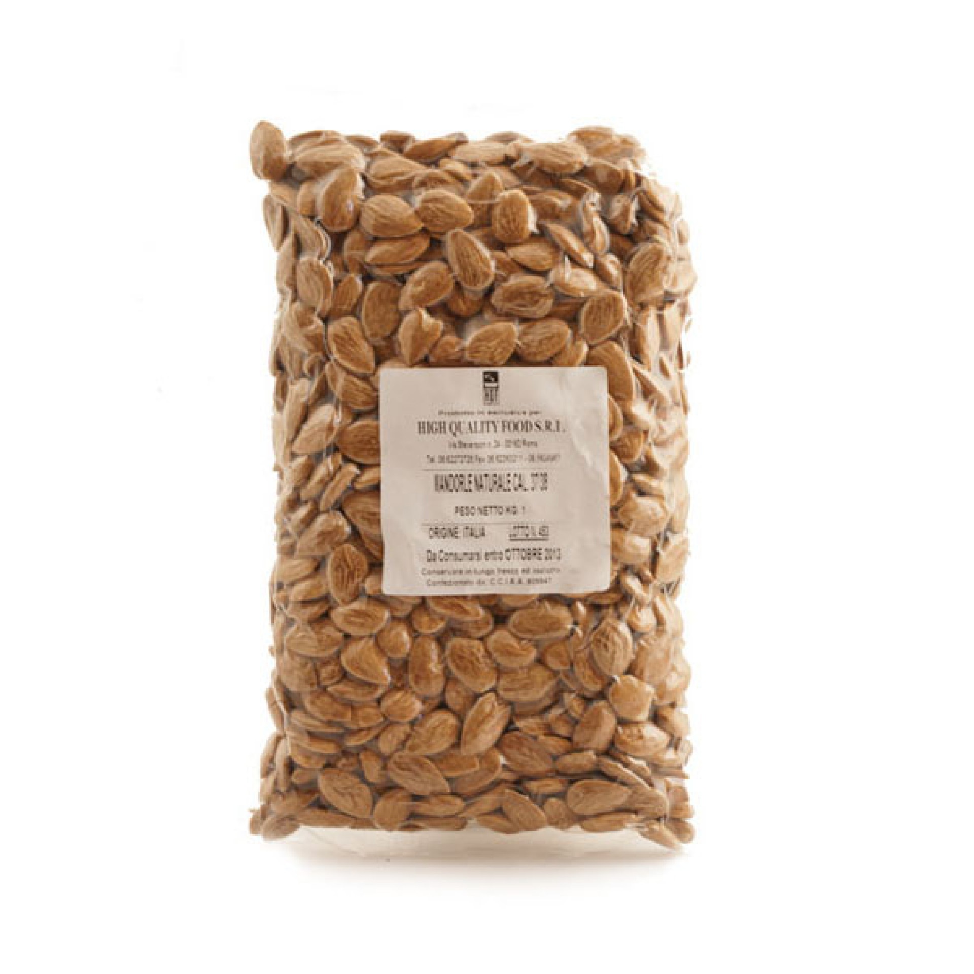 Mandorle dolci con pelle