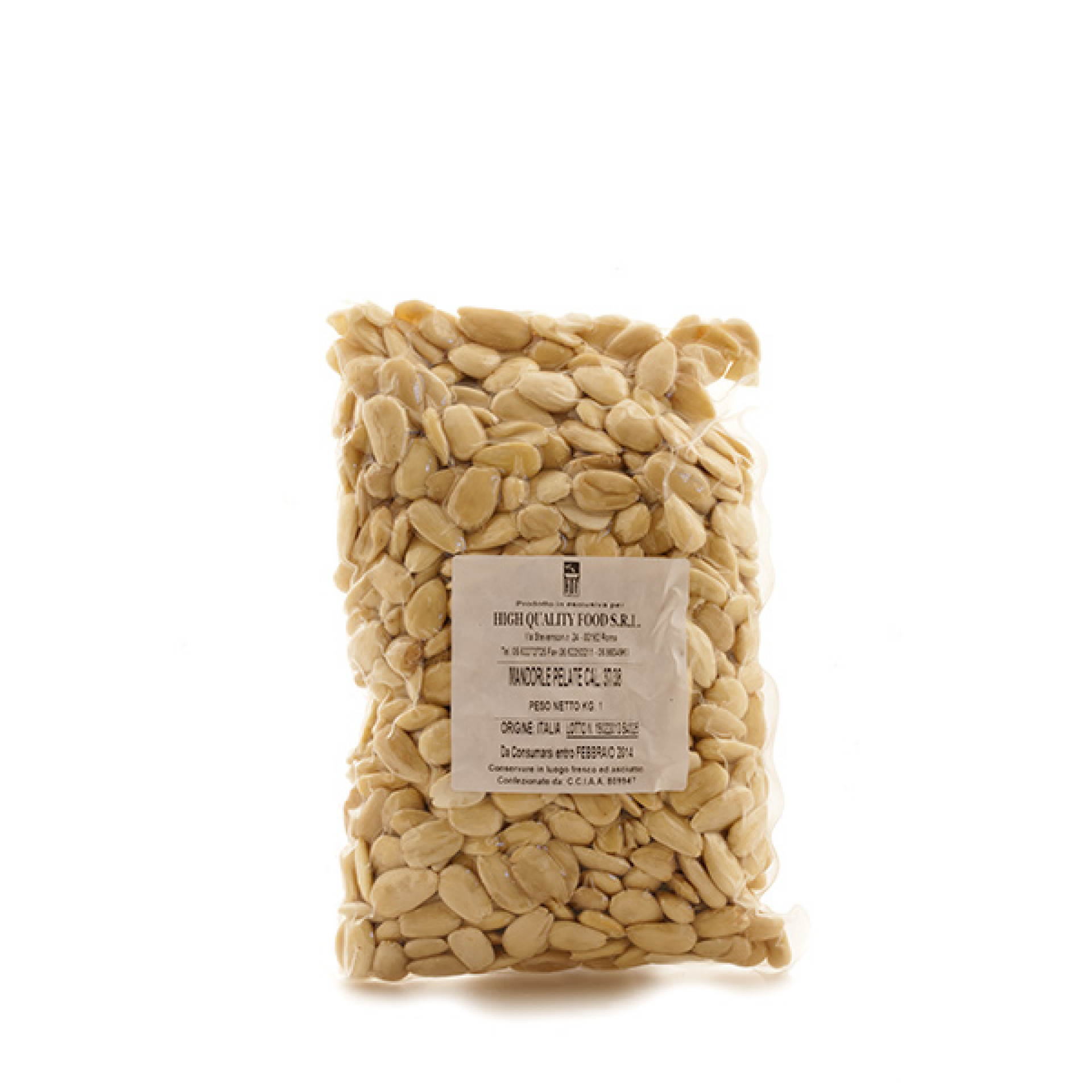 Mandorle dolci senza pelle