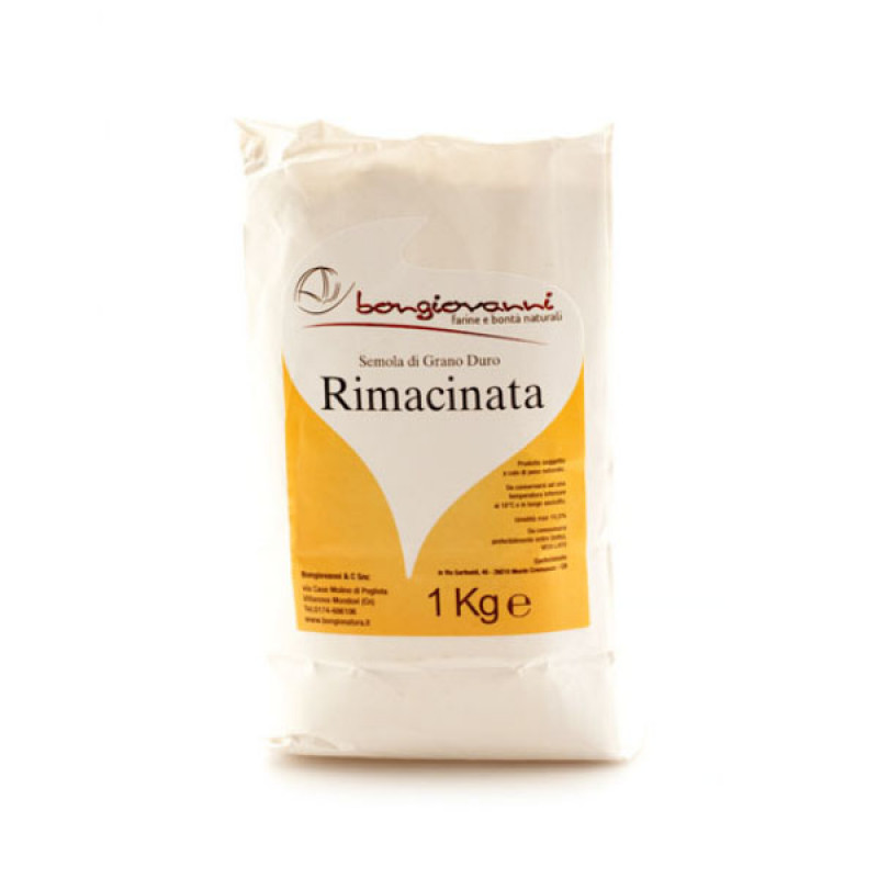 Farina (semola rimacinata) di grano duro