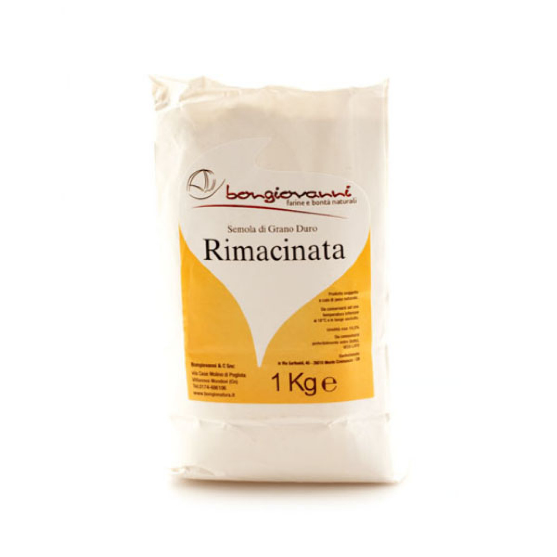 Farina (semola rimacinata) di grano duro