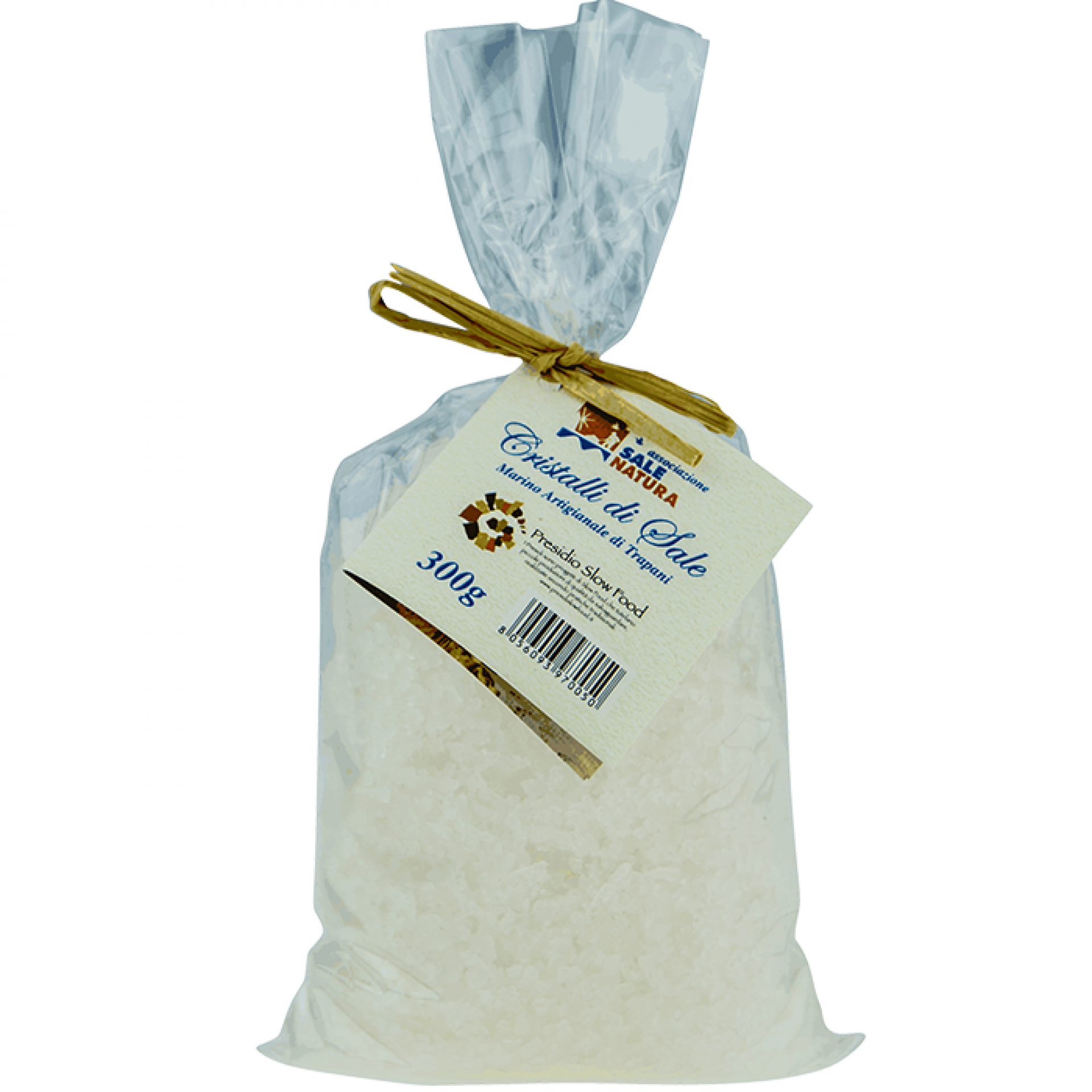 Cristalli di sale marino artigianale di Trapani