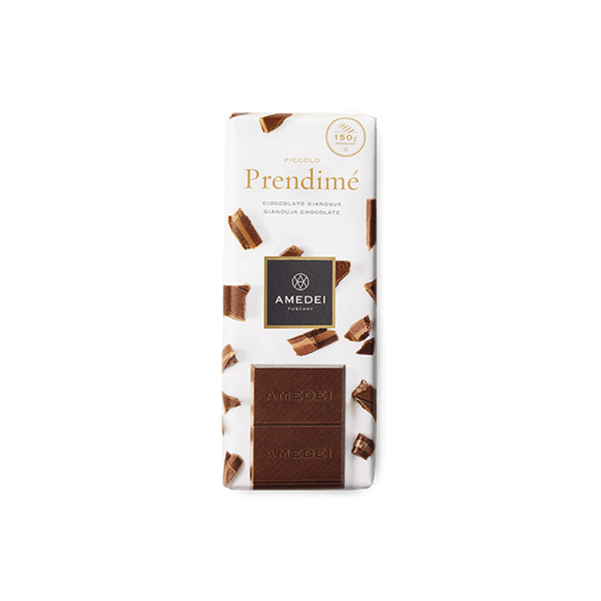 Barra di cioccolato gianduja - toscano nut brown Amedei