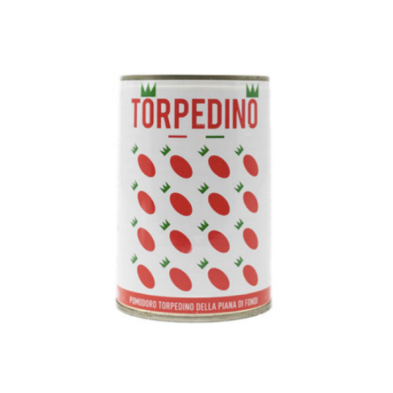 Pomodoro torpedino rosso in salsa in barattolo