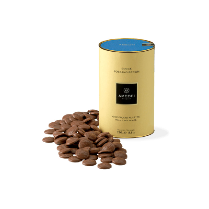 Gocce di cioccolato al latte "brown" Amedei