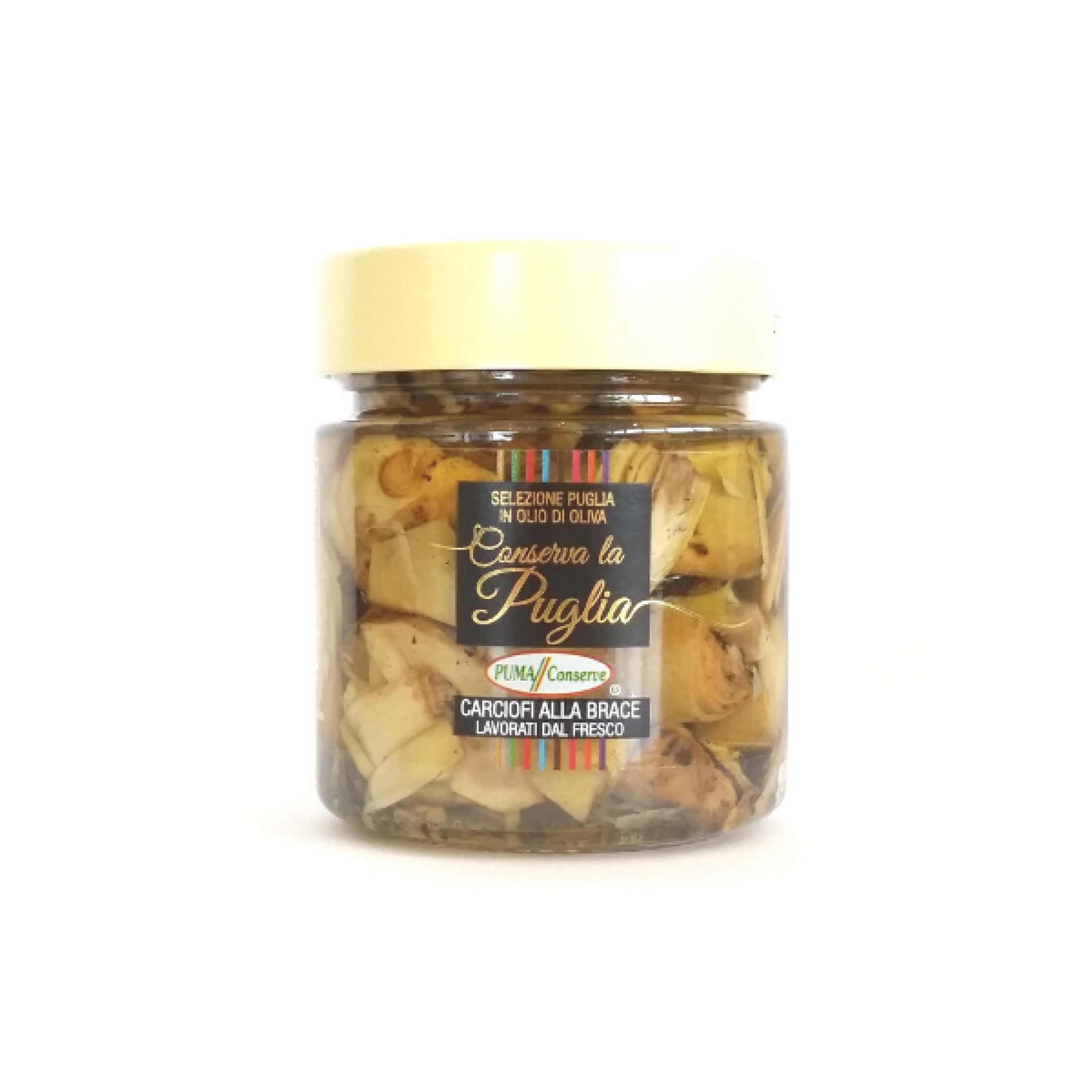 Carciofini di Brindisi alla brace sott'olio