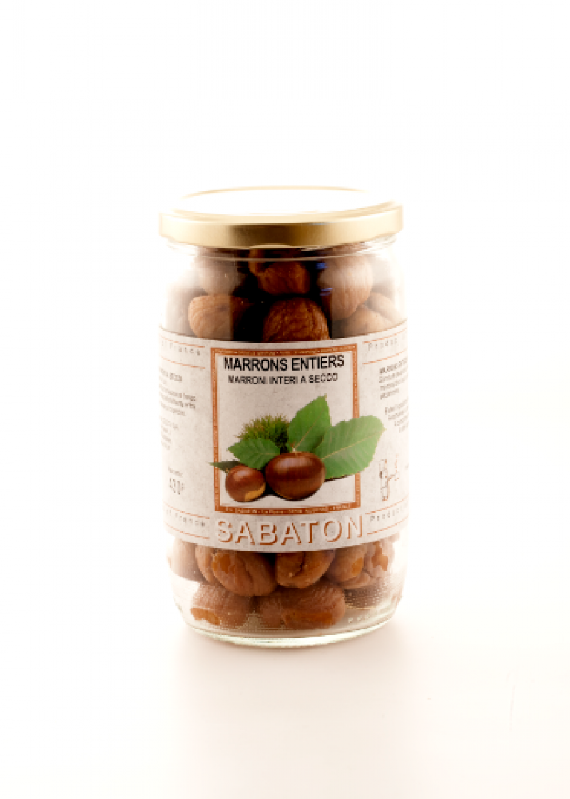 Marroni interi cotti a vapore