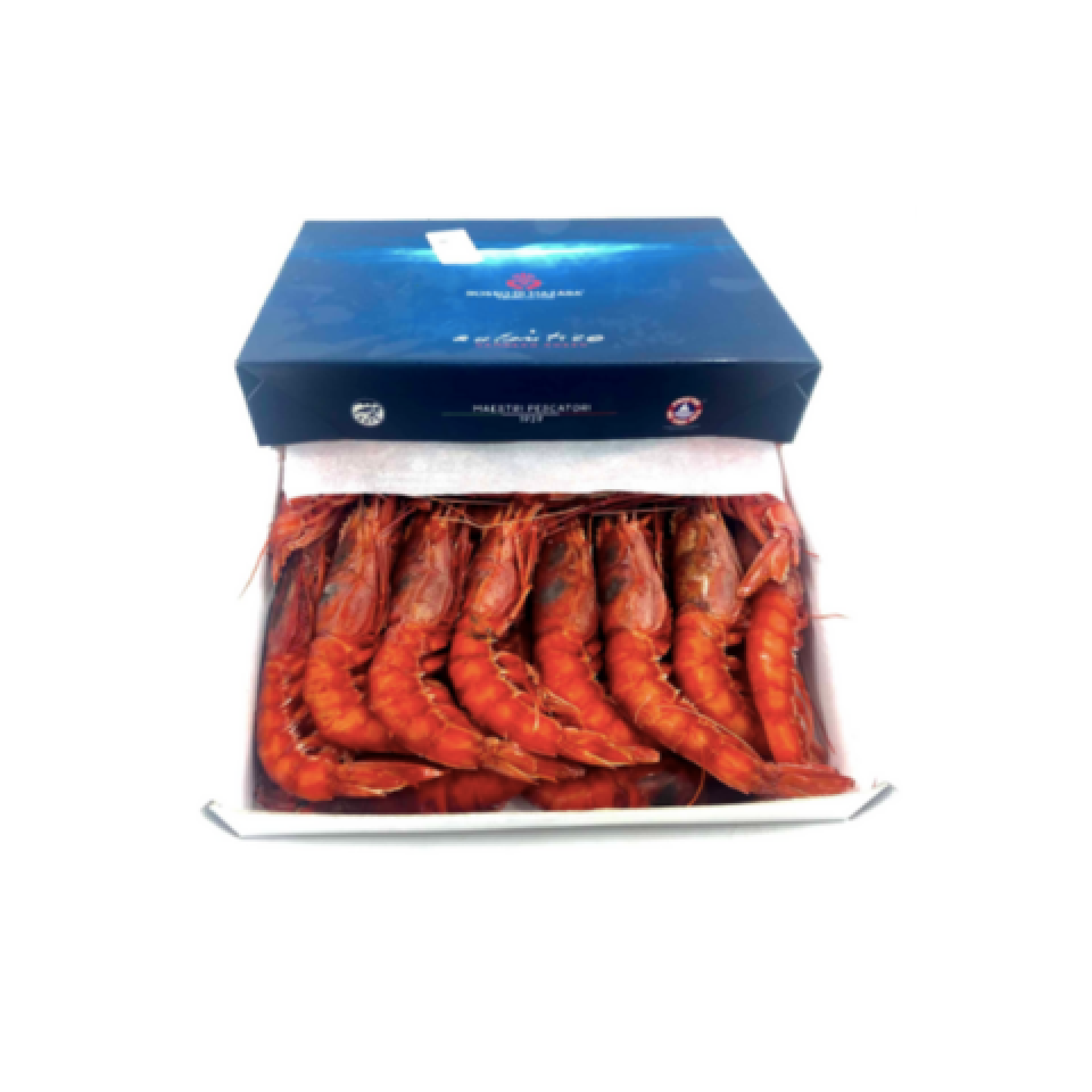 Gamberi rossi di Mazara del Vallo congelati a bordo L III CAT