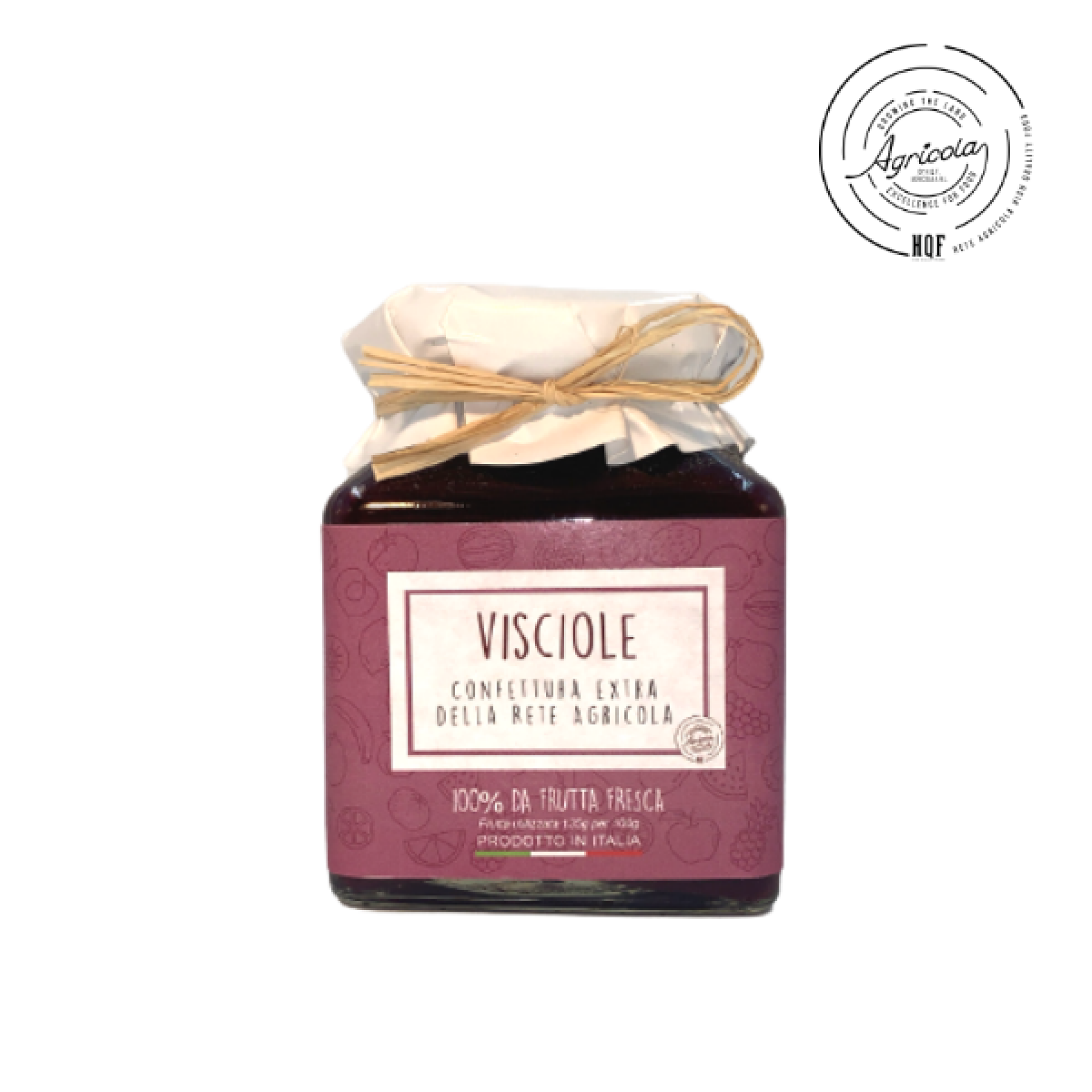 Confettura extra di visciole da 350 g "Rete Agricola" "PAT"