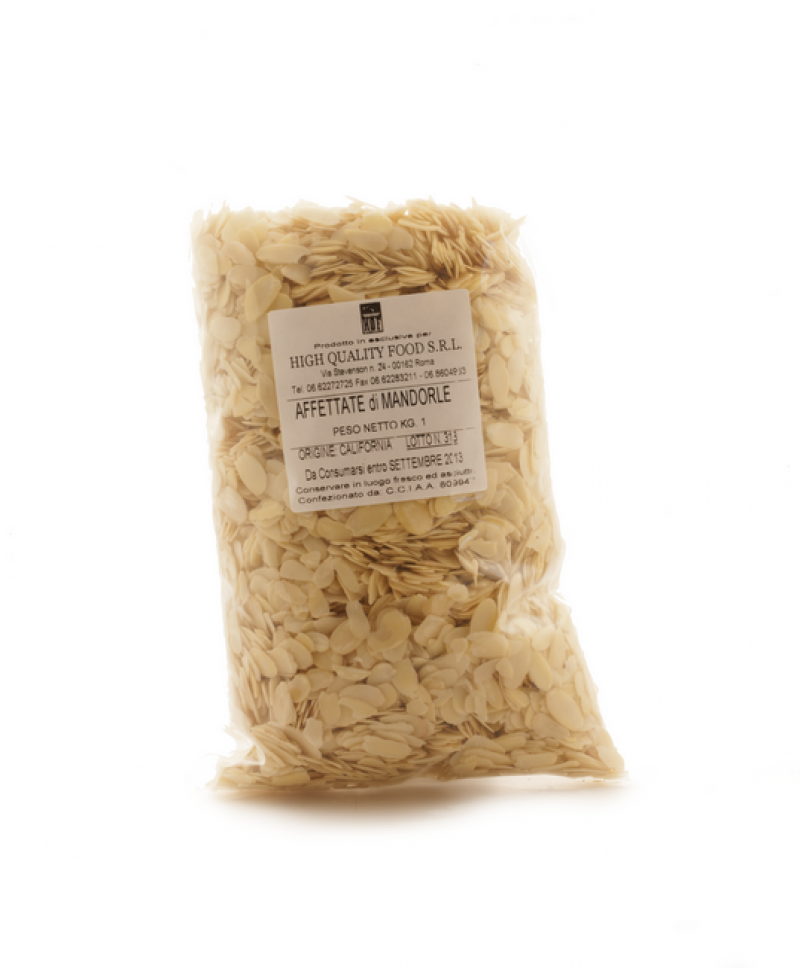 Mandorle pelate affettate