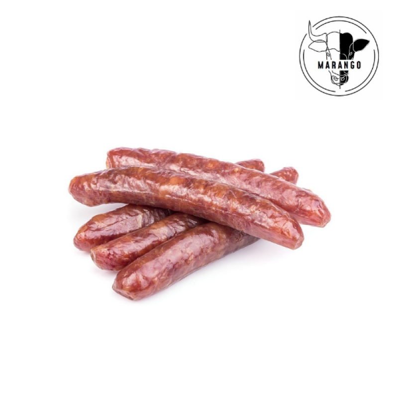 Salsiccette secche di bovino adulto incrocio "Angus marezzato" confez. da 1 kg ca.