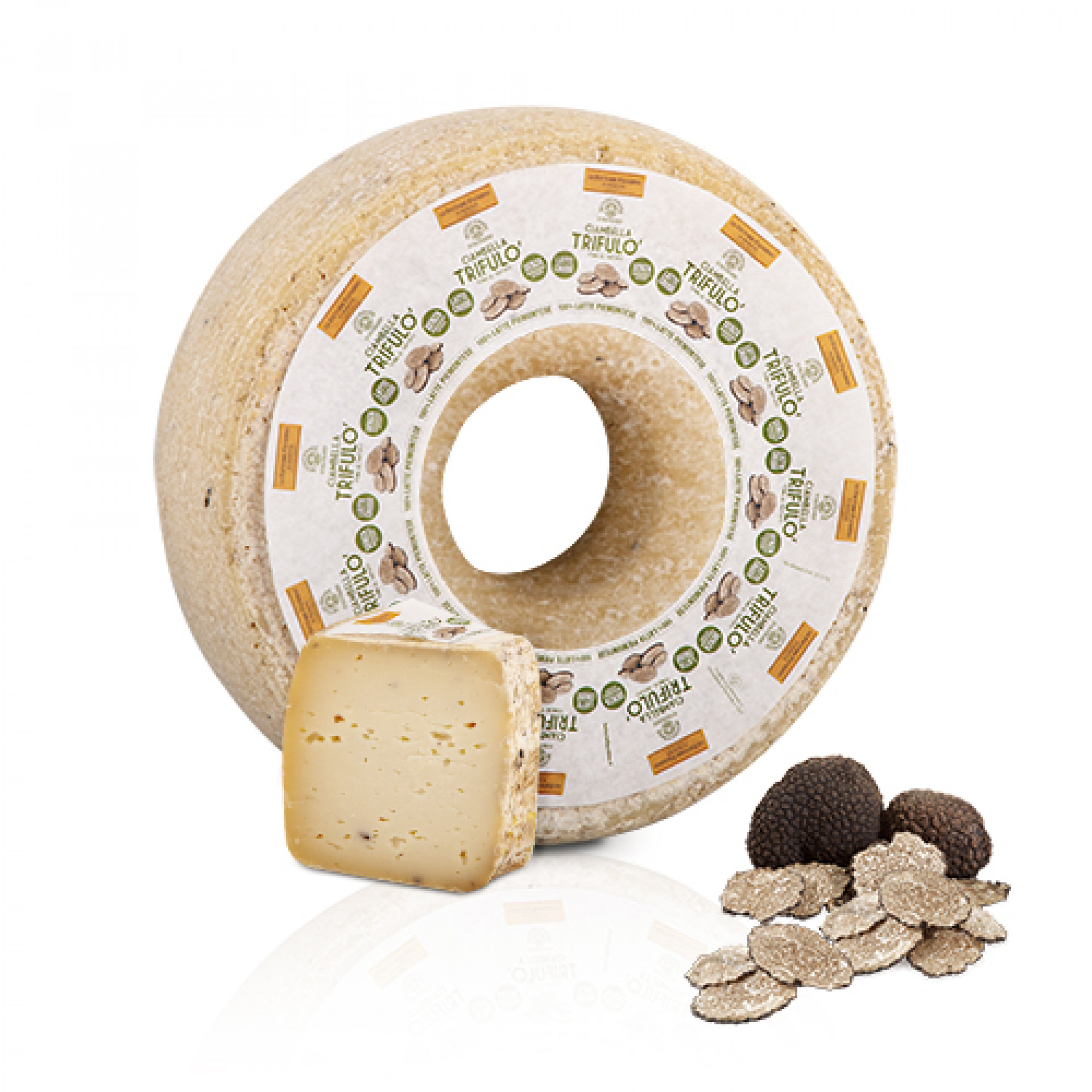 Formaggio a caglio vegetale Trifulò al tartufo