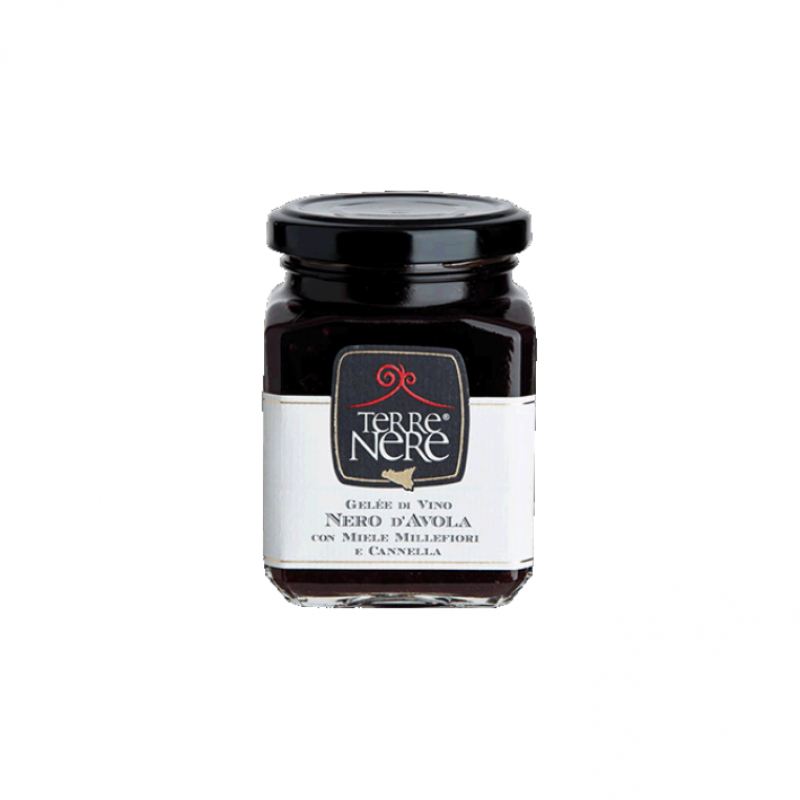 Gelatina di Nero d'Avola con miele millefiori e cannella