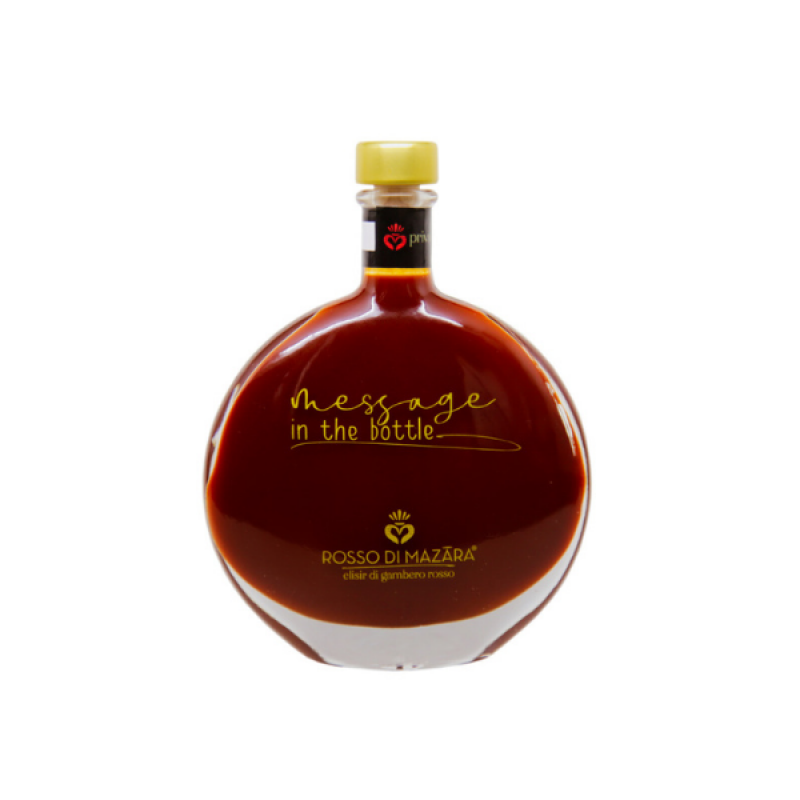 Elisir di gambero rosso “Message in the bottle”