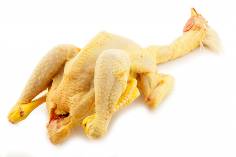 Pollo ruspante "allevato a terra" nostrano