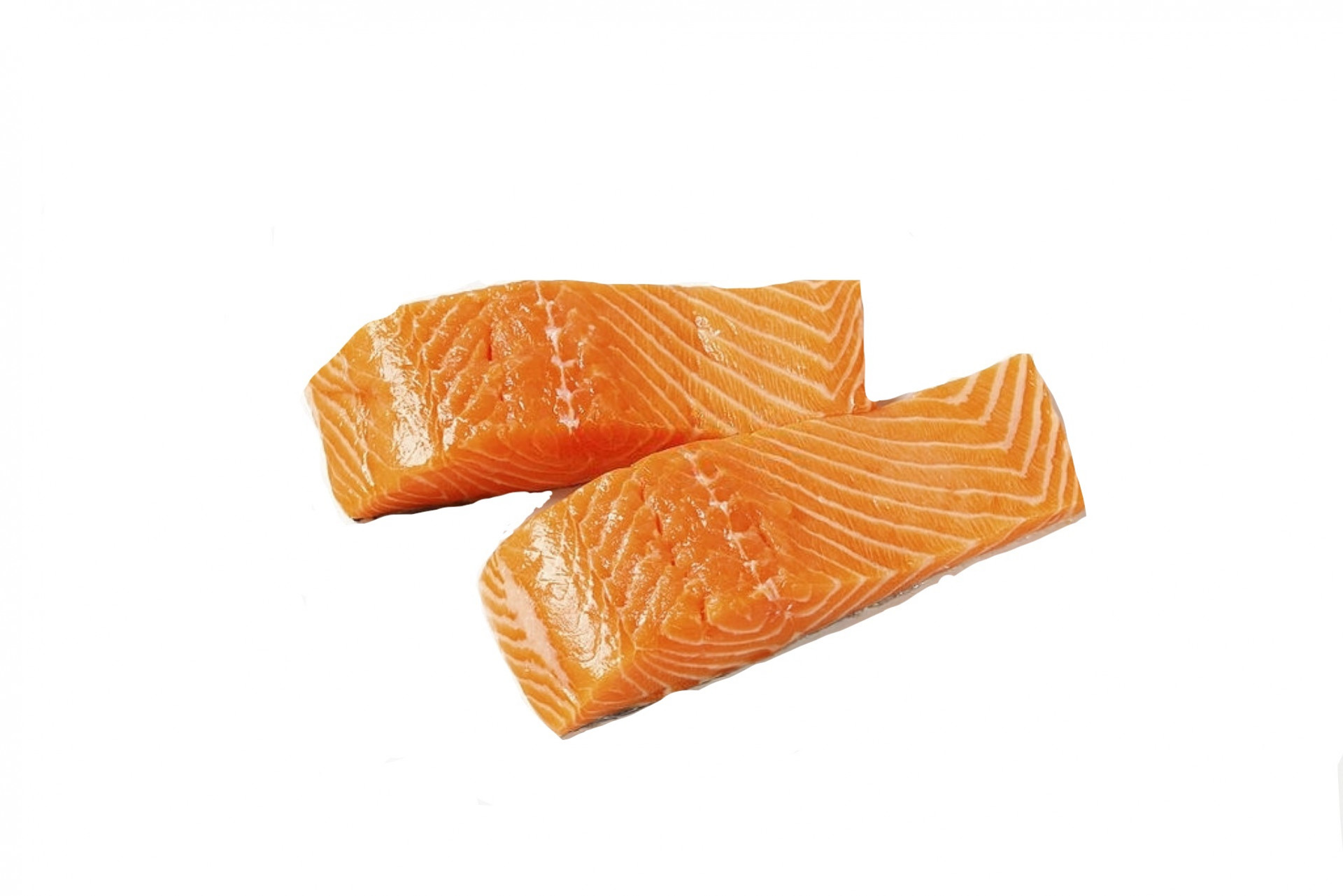 Filetto di salmone selvaggio keta sfilettato e abbattuto